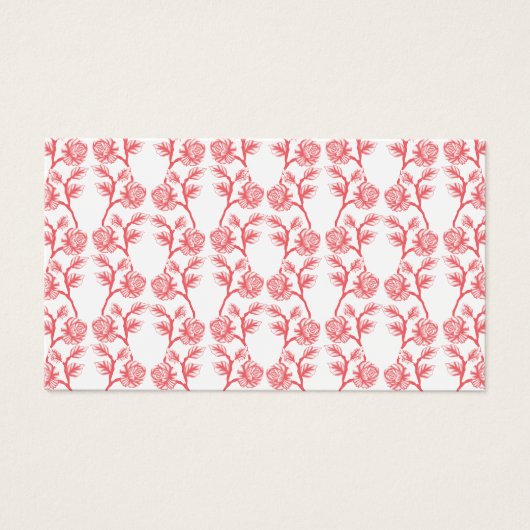 Red and pink wrapping paper featuring a repeating (Front)