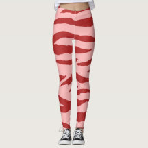 Red And Pink Zebra Wild Animal Pattern