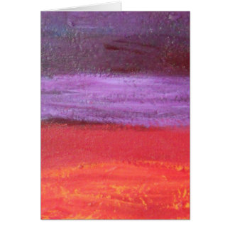 red and purple impression cards