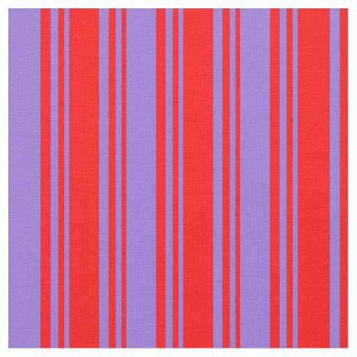Red and Purple Lines Pattern Fabric
