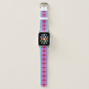 Red and Purple Star Apple Watch Band