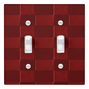 Red and Shades of Red Light Switch Cover