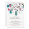 Red and Teal Mason Jars Bridal Shower