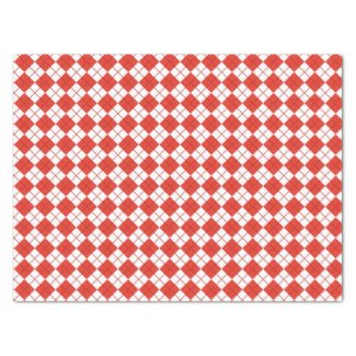 Red And White Argyle  