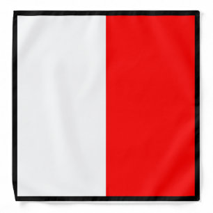 Red and White Bandana