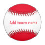 Red and White Baseball