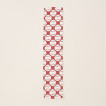 Red and White Baseball Sports Chiffon Scarf<br><div class="desc">Here is a chiffon scarf featuring a repeating pattern of red and white baseballs on a red background. Great for the sports fan! Easily customize the background to the color of your choice..</div>
