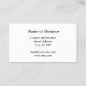 Red and White Bike Business Card (Back)