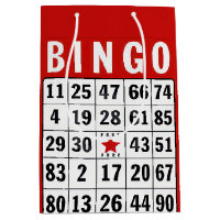 Red And White Bingo Card