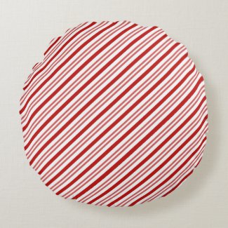 Red and White Candy Cane Stripes, Bright Holiday