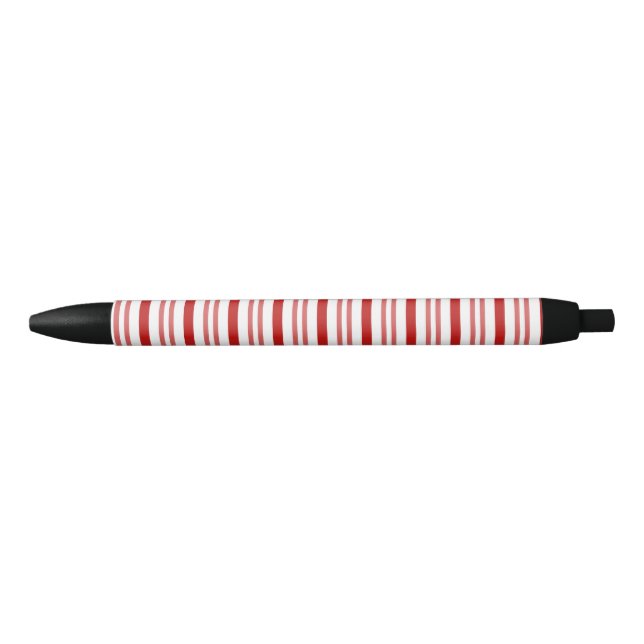 Red and White Candy Cane Stripes Pen (Front)