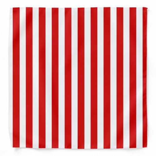 Red and white candy stripes bandana