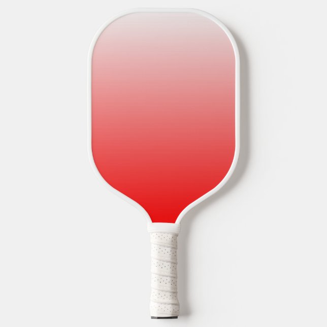 Red and White Carbon Fiber Pickleball Paddle (Front)