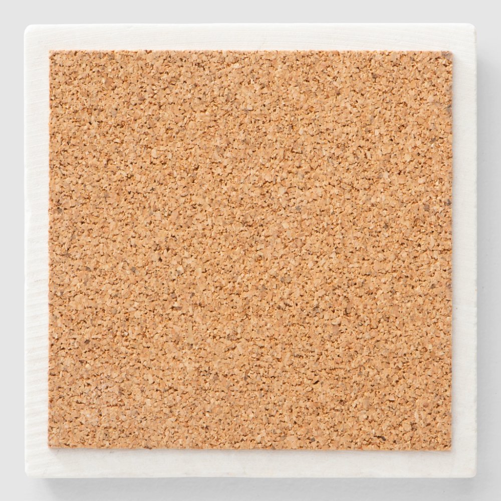 Disover Red and White Checkered Pattern  Stone Coaster