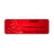 Red and White Christmas Tree Return Address Label