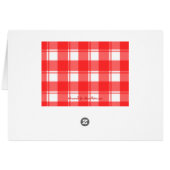Red and White Country Striped Plaid (Back Horizontal)