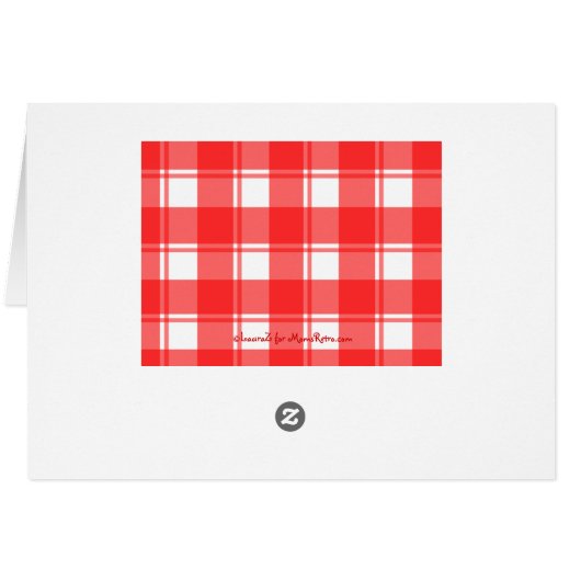 Red and White Country Striped Plaid (Back Horizontal)
