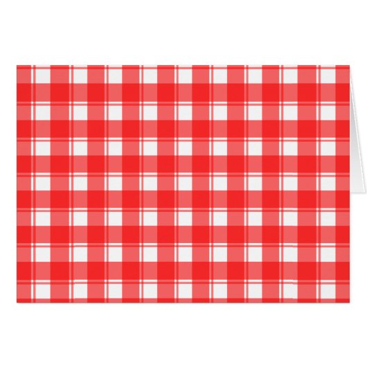 Red and White Country Striped Plaid (Front Horizontal)