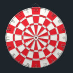 Red And White Dartboard With Darts<br><div class="desc">Red And White Dart Board</div>