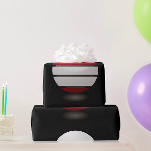 Red And White Droid Icon Wrapping Paper