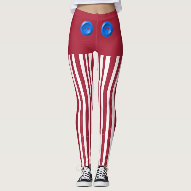 Red and White Elf Pants (Front)