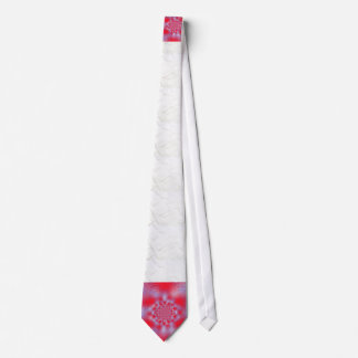 Red and White Fashion Tie