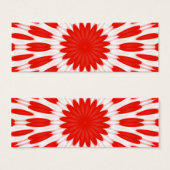 Red and White Floral Pattern (Front & Back)