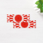 Red and White Floral Pattern (Desk)