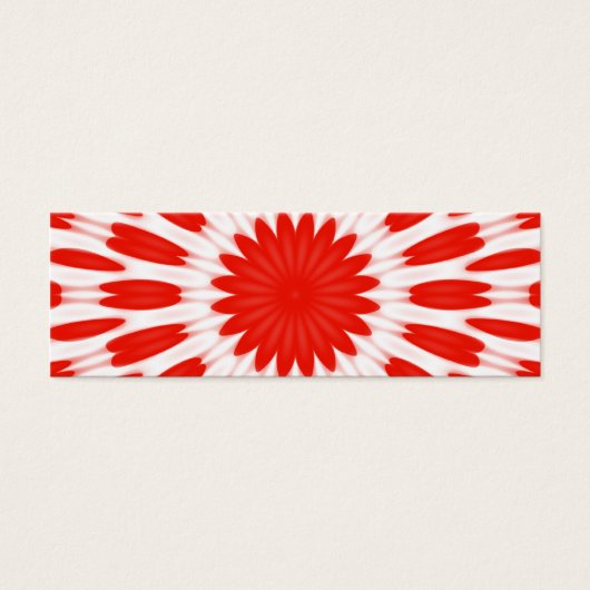 Red and White Floral Pattern (Front)