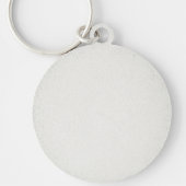 Red and White Floral Premium Wedding Keychain (Back)