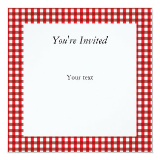 900+ Red Gingham Invitations, Red Gingham Announcements & Invites | Zazzle