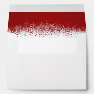 Red and White Holiday Envelope