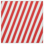 Red and white holiday stripe  fabric