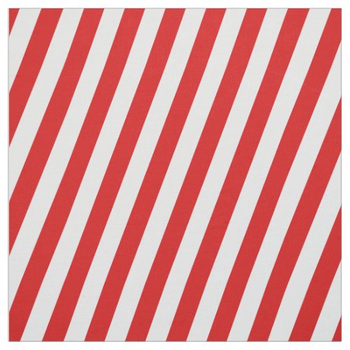 Red and white holiday stripe  fabric