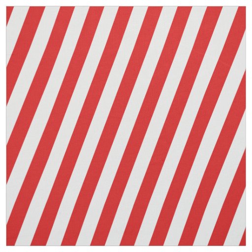 Red and white holiday stripe  fabric