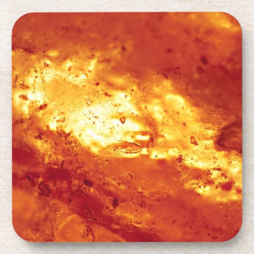 Red and White Hot Lava Coaster