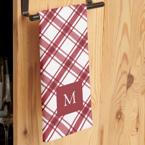 Red and White Kitchen Towels