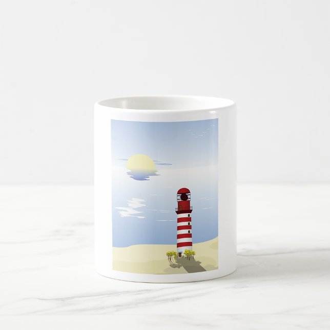 Red And White Lighthouse Mug (Creator Uploaded)