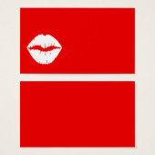 Red and White Lipstick (Front & Back)