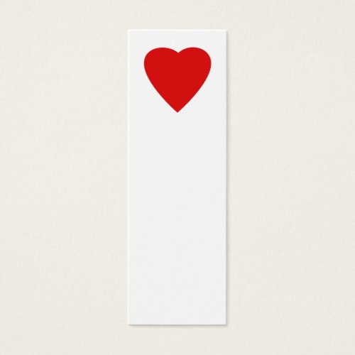 Red and White Love Heart Design. Business Card Templates