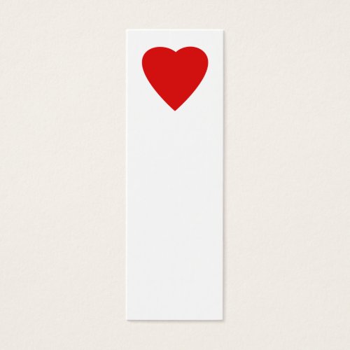 Red and White Love Heart Design