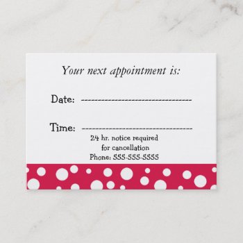 Red And White Medical  Appointment by seashell2 at Zazzle