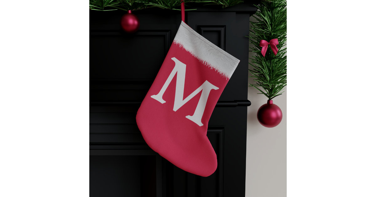 Monogram Christmas Stocking