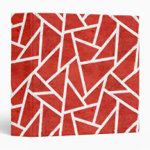 Red and white mosaic pattern