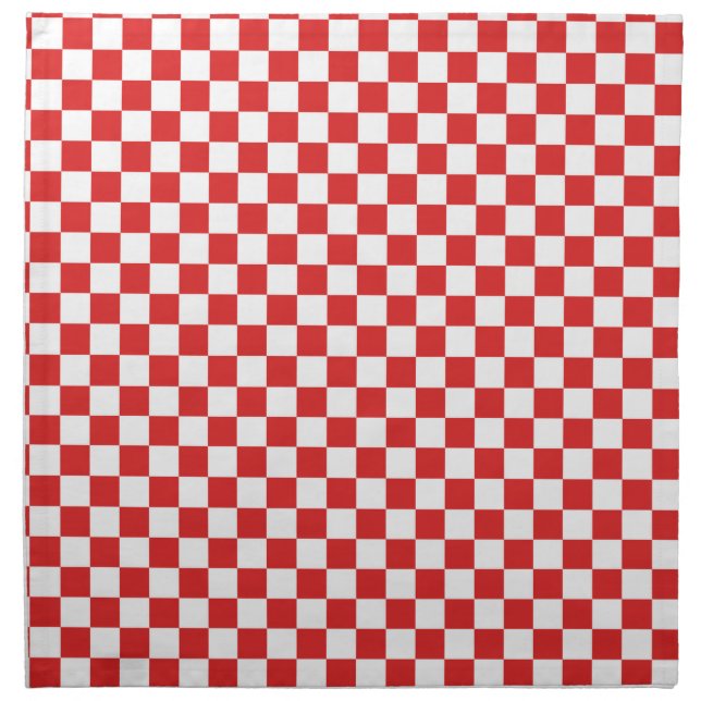 Red and White Napkin (Front)