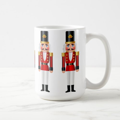 Red and White Nutcrackers Coffee Mug