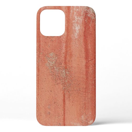 RED AND WHITE PAINTED WALL iPhone 12 CASE
