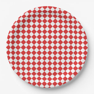 Red and White Paper Plates