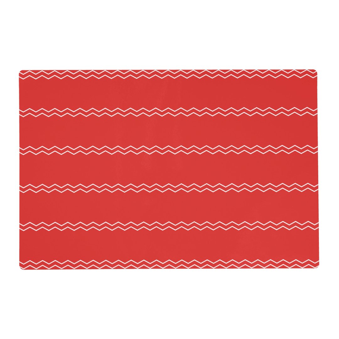 Red and White Placemats Zazzle