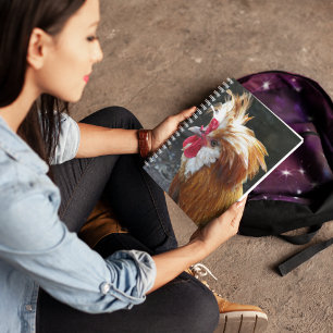 Red and White Polish Chicken Notebook
